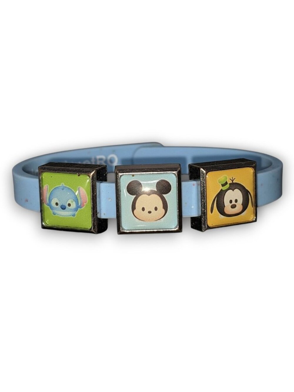 ROXO Disney Tsum Tsum Kawaii Silicone Blue Slide Charm Bracelet 6 Inch